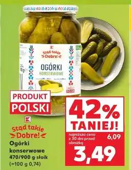 Kaufland Ogórki konserwowe K-Stąd Takie Dobre oferta