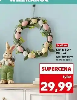 Kaufland Wianek wielkanocny 40 cm Liv & Bo oferta