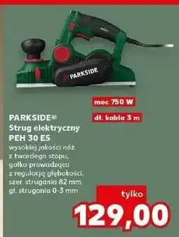 Kaufland Strug elektryczny 750 w Parkside oferta