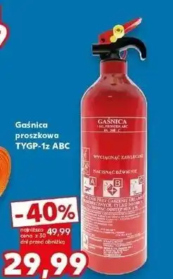 Kaufland Gaśnica 1 kg abc z manometrem oferta