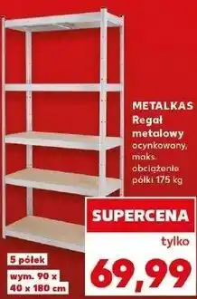 Kaufland METALKAS Regał metalowy ocynkowany oferta
