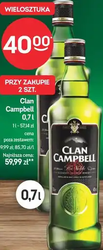 Żabka Whisky Clan Campbell oferta