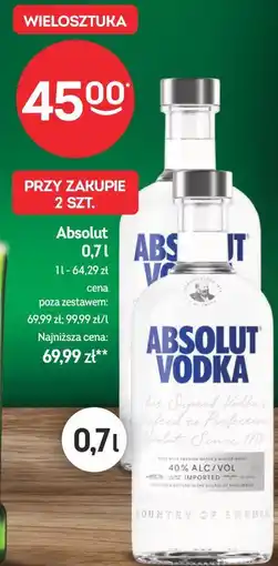 Żabka Wódka Absolut oferta