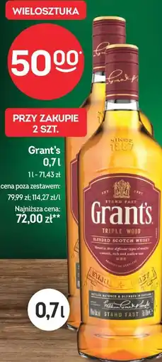 Żabka Grant's Triple Wood Blended Scotch Whisky oferta