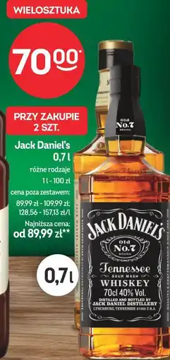 Żabka Jack Daniel's Tennessee Whiskey 0,7l (różne rodzaje) oferta
