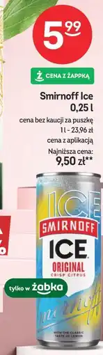 Żabka Smirnoff Ice oferta