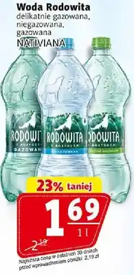 Prim Market Woda Rodowita delikatnie gazowana, niegazowana, gazowana oferta