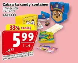 Prim Market Zabawka candy container SpongeBob, Psi Patrol oferta