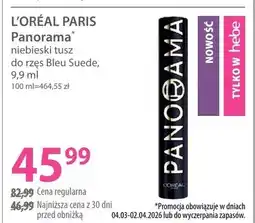 Hebe Panorama niebieski tusz do rzęs Bleu Suede oferta