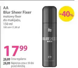 Hebe Blur Sheer Fixer matowy fixer do makijażu oferta