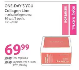Hebe Collagen Line maska kolagenowa, 30 szt./1 opak oferta
