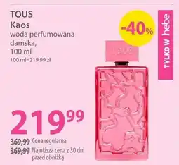 Hebe Kaos woda perfumowana damska oferta
