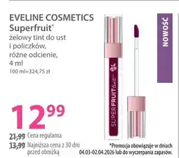 Hebe Superfruit żelowy tint do ust i policzków, różne odcienie oferta