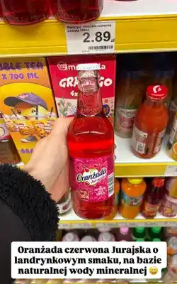 Dino Napój gazowany oranżada czerwona oferta