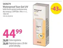 Hebe Krem Waterproof Sun Gel UV lekki przeciwsłoneczny do twarzy z SPF50+ PA++++ oferta