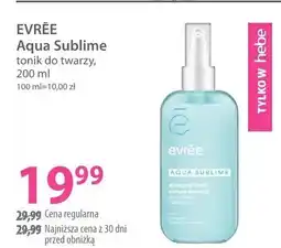Hebe Aqua Sublime tonik do twarzy oferta