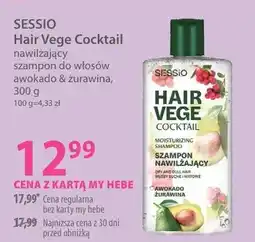 Hebe Szampon nawilżający do włosów Hair Vege Cocktail awokado & żurawina oferta