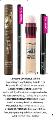 Hebe Żel do utrwalania brwi Transparent Brow Fixer transparentny oferta