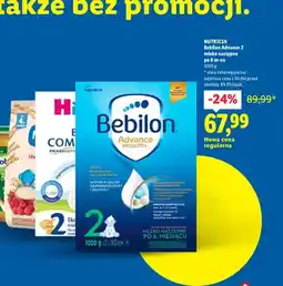 Lidl Mleko następne po 6 m-cu Bebilon Advance 2 oferta
