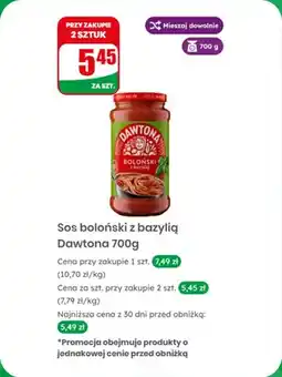 Dino Sos boloński z bazylią oferta