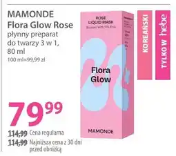 Hebe Flora Glow Rose płynny preparat do twarzy 3 w 1 oferta