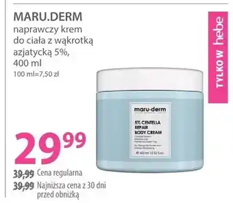 Hebe Naprawczy krem do ciała z wakrotką azjatycką 5% Maru.Derm oferta
