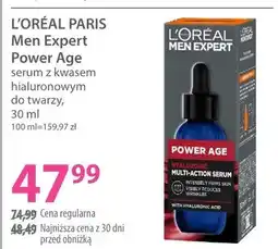 Hebe Serum z kwasem hialuronowym do twarzy Men Expert Power Age oferta