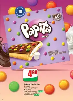 Dino Batony mleczny 6 szt., 2 rodzaje oferta