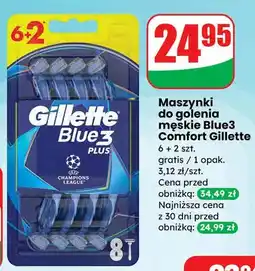 Dino Maszynki do golenia męskie Blue3 Comfort 6+2 szt oferta