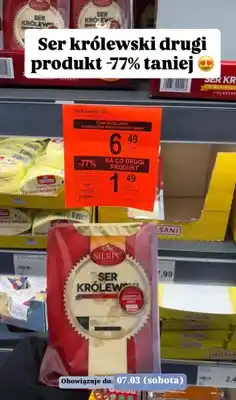 ALDI Ser królewski plastry oferta
