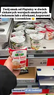 ALDI Ser twarogowy Twój Smak puszysty z oliwkami, kaparami i czosnkiem oferta