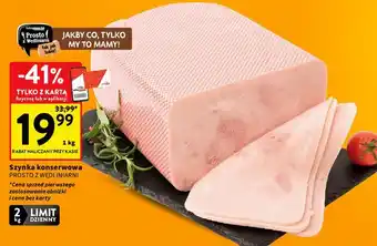 Intermarche Szynka konserwowa Prosto Z Wędliniarni oferta