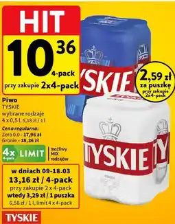 Intermarche Piwo Tyskie 0.0% oferta