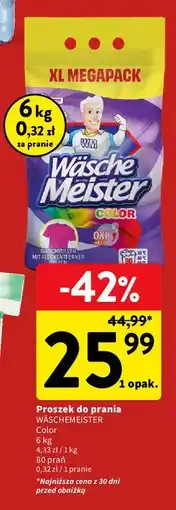 Intermarche Proszek do prania color Wasche Meister oferta