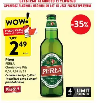 Intermarche Piwo Perła Chmielowa oferta
