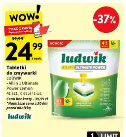 Intermarche Tabletki do zmywarki lemon Ludwik Ultimate Power oferta
