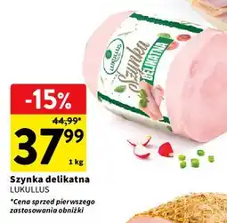 Intermarche Szynka delikatna Lukullus oferta