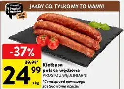 Intermarche Kiełbasa polska wędzona Intermarche Prosto Z Wędliniarni oferta