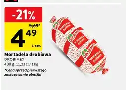 Intermarche Mortadela drobiowa Drobimex oferta