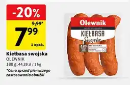 Intermarche Kiełbasa swojska Olewnik oferta
