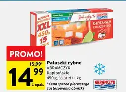 Intermarche Paluszki rybne kapitańskie Abramczyk oferta