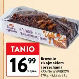 Intermarche Brownie z toffi i orzechami Kraina Wypieków oferta