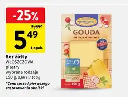 Intermarche Ser gouda w plastrach Włoszczowa oferta