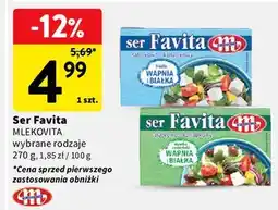Intermarche Ser sałatkowo-kanapkowy 18 % Mlekovita Favita oferta