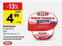 Intermarche Śmietana polska 30 % Mlekovita oferta