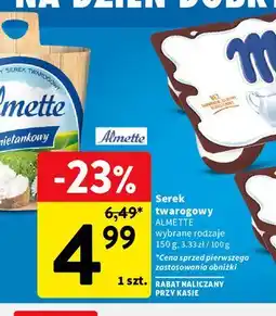 Intermarche Serek śmietankowy Hochland Almette oferta