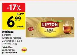 Intermarche Herbata gold Lipton Special Collection oferta