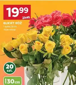 Stokrotka Bukiet róż 20szt różne rodzaje oferta