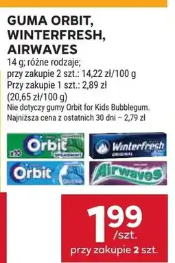 Stokrotka Guma orbit, winterfresh, airwaves oferta