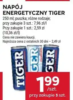 Stokrotka Napój energetyczny Tiger oferta